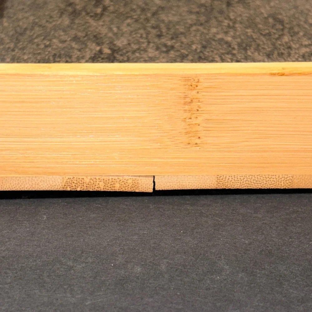 Knife Dock Bamboo Wood with Cork Inserts Dock Knife Organizer Drawer 15